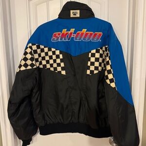 Vintage Ski-Doo Checkered Jacket